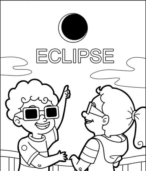 eclipse coloring sheet free